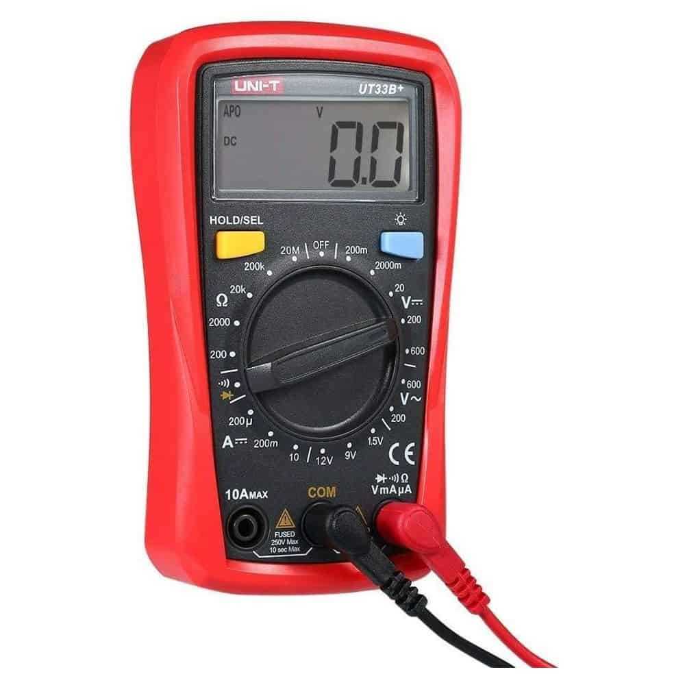 Uni-T Palm Sized Digital Multimeters, CAT II 600V, 10A UT33B+: Shop ...