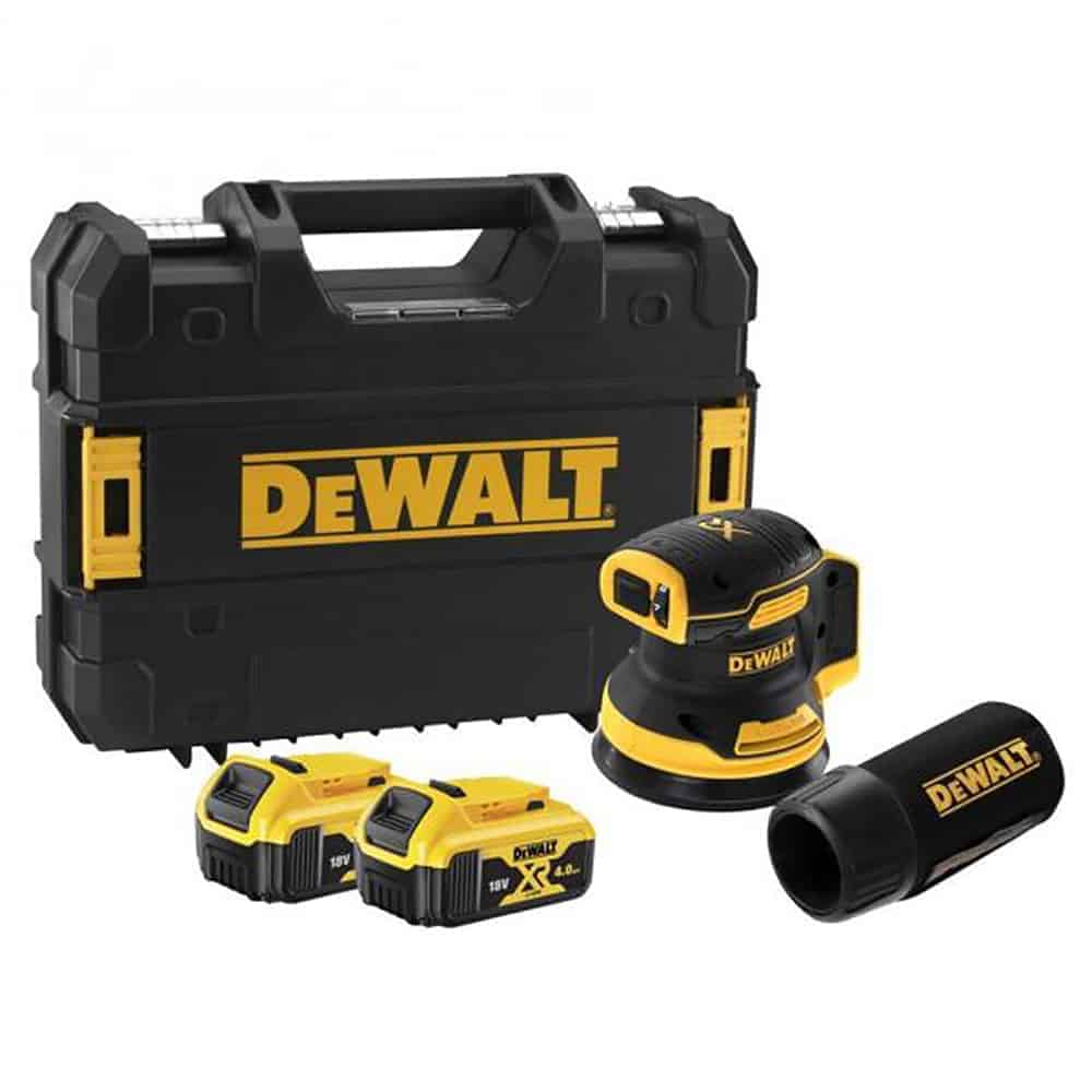 Dewalt 18V 5 In. Cordless Random Orbital Sander 125mm Brushless Motor 12000 opm 2.6mm Orbit with 2x 5.0 Ah Li Ion Batteries Dust bag and Kitbox DCW210P2 GB Shop Online at Best Price in