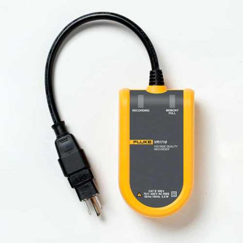 Fluke Voltage Quality Recorder, Single-Phase, 70 to 280V VR1710: Shop ...