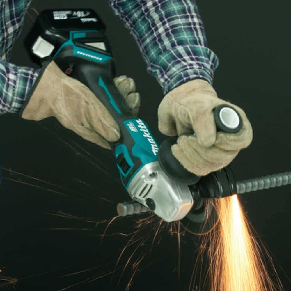 Makita 18V Lithium Ion Cordless Angle Grinder BL 115mm without Battery and Charger DGA456Z Shop Online at Best Price in UAE