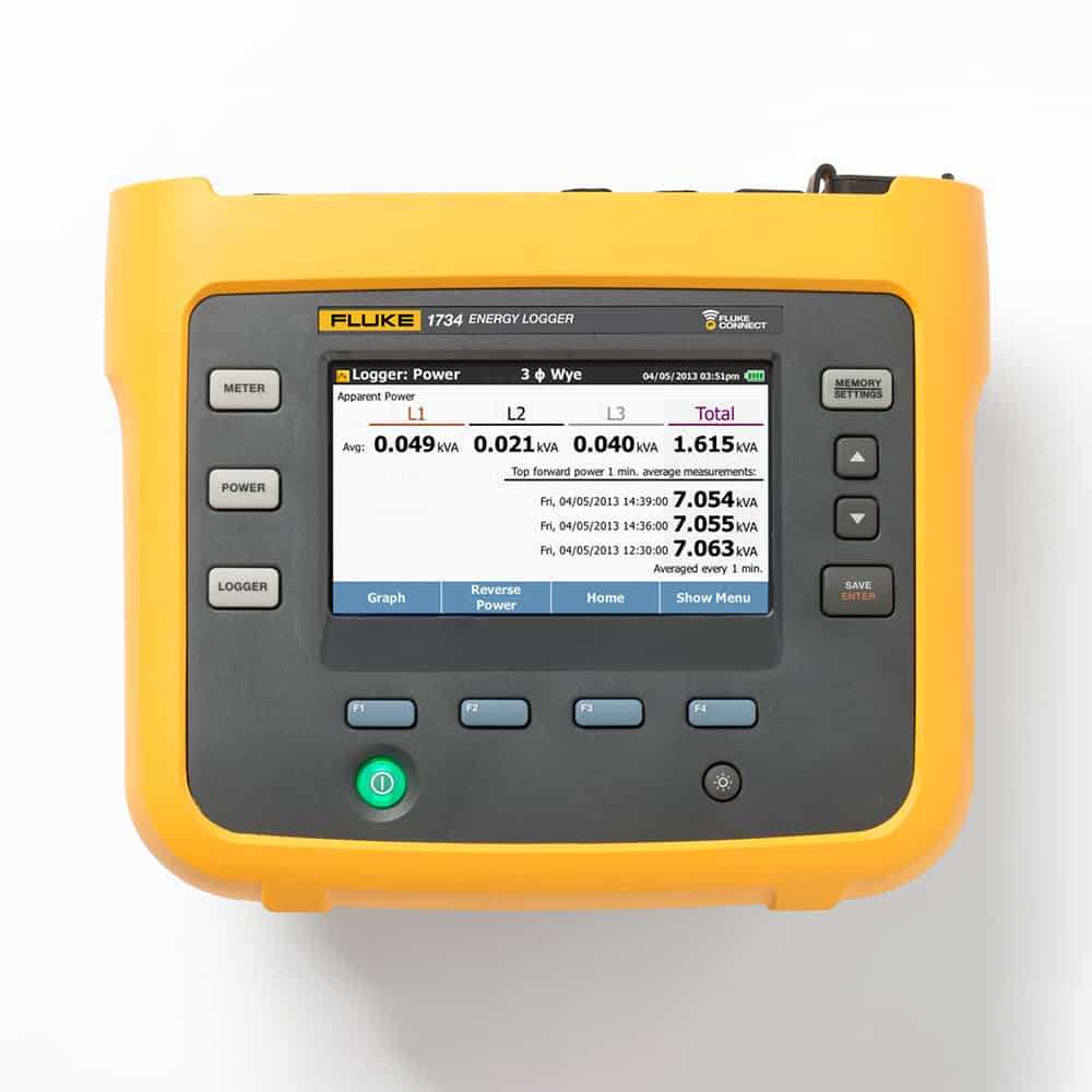 Fluke 3-Phase Energy Logger (Basic Unit) 1734/B: Shop Online at Best ...