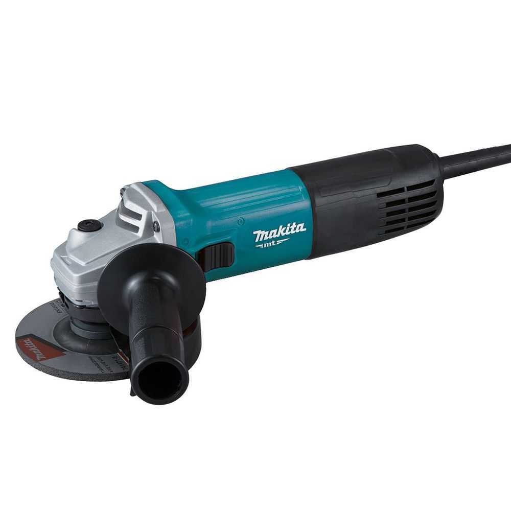 Makita MT Blue 220V 4.5 In. Angle Grinder (115mm), Slide Switch, 850W ...